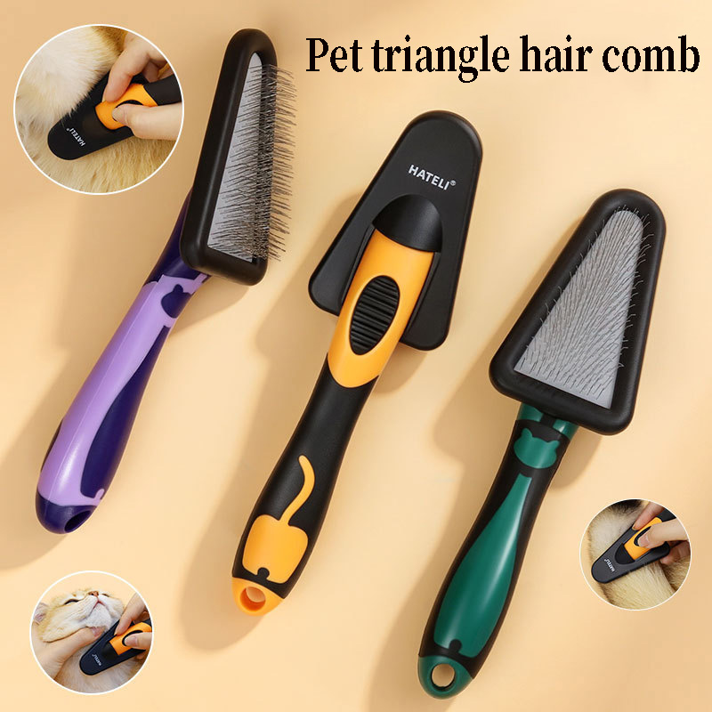 Bamboo Hair Brush - Escova para Gatos Removedora de Pelos