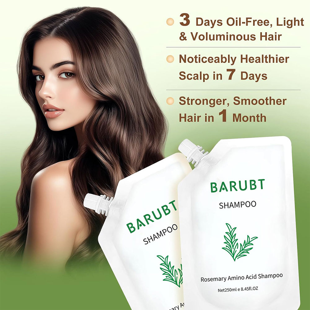 Biotin Shampoo Thickening - Shampoo de alecrim 250ml, shampoo de