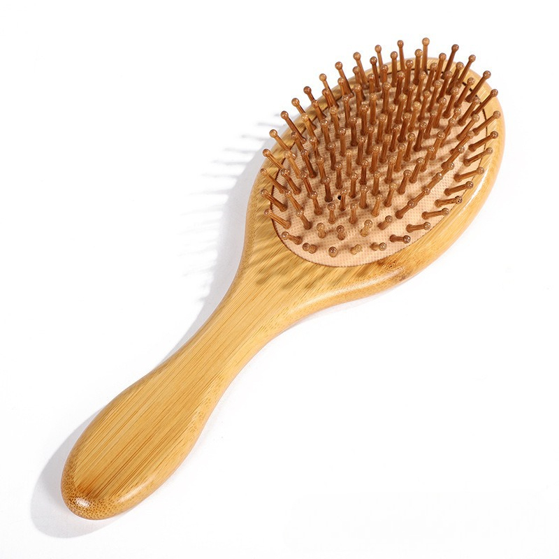 Bamboo Hair Brush - Escova de cabelo profissional de bambu