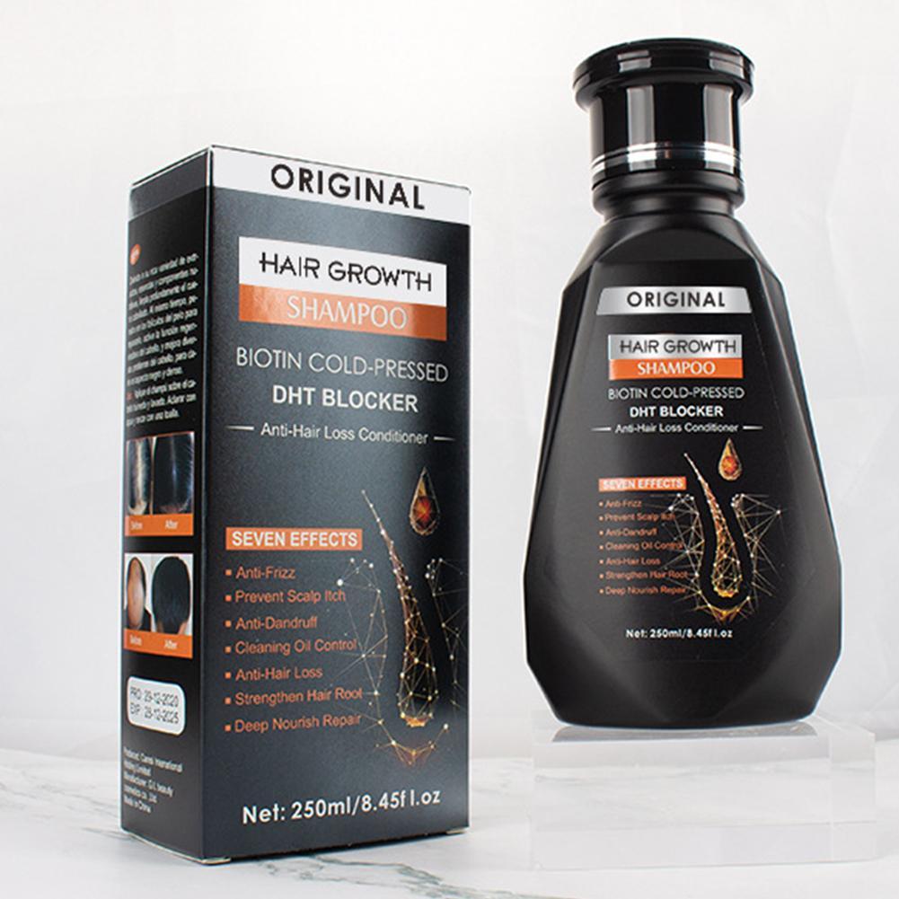 Biotin Shampoo Thickening - Biotina gengibre shampoo espessamento fórmula anti