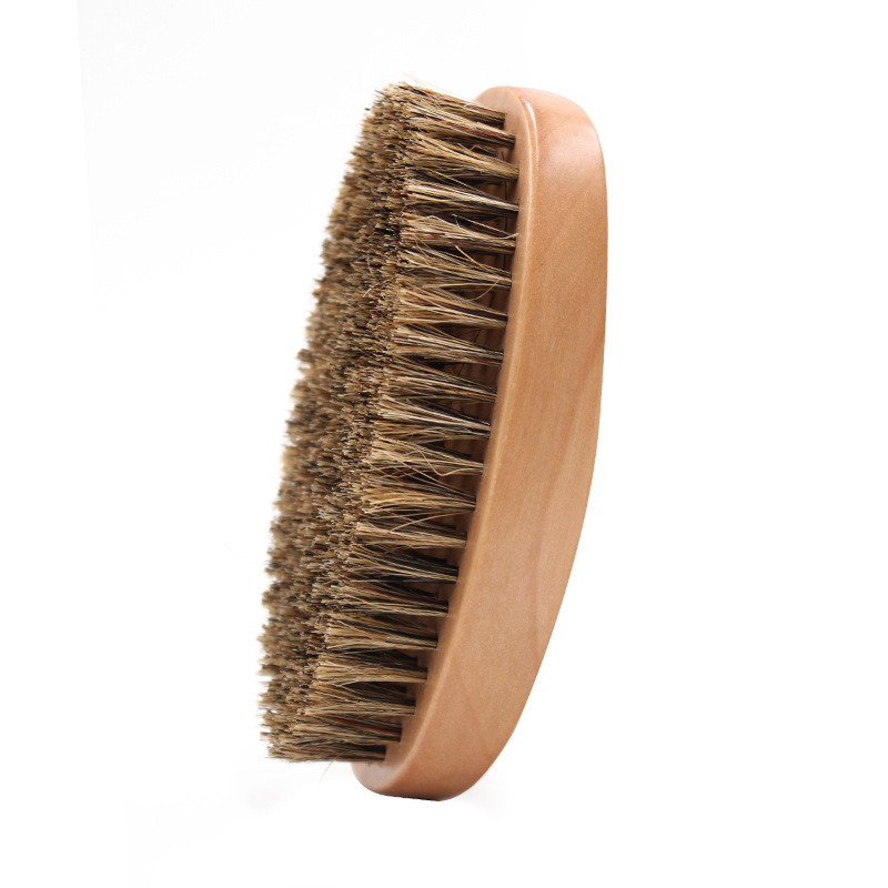 Bamboo Hair Brush - Escova de barba de cerdas de