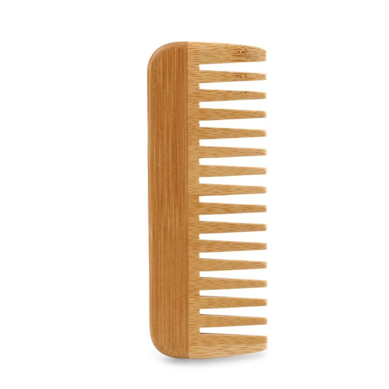 Pente de dentes largos de bamb - Bamboo Hair Brush avaliação e preço