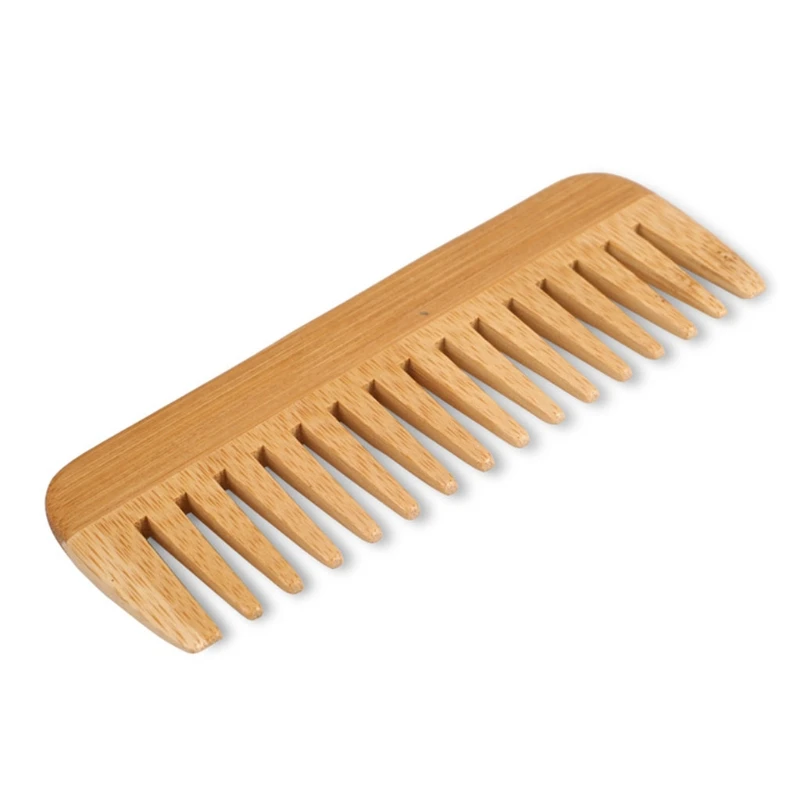 Pente de dentes largos de bamb - Bamboo Hair Brush avaliação e preço