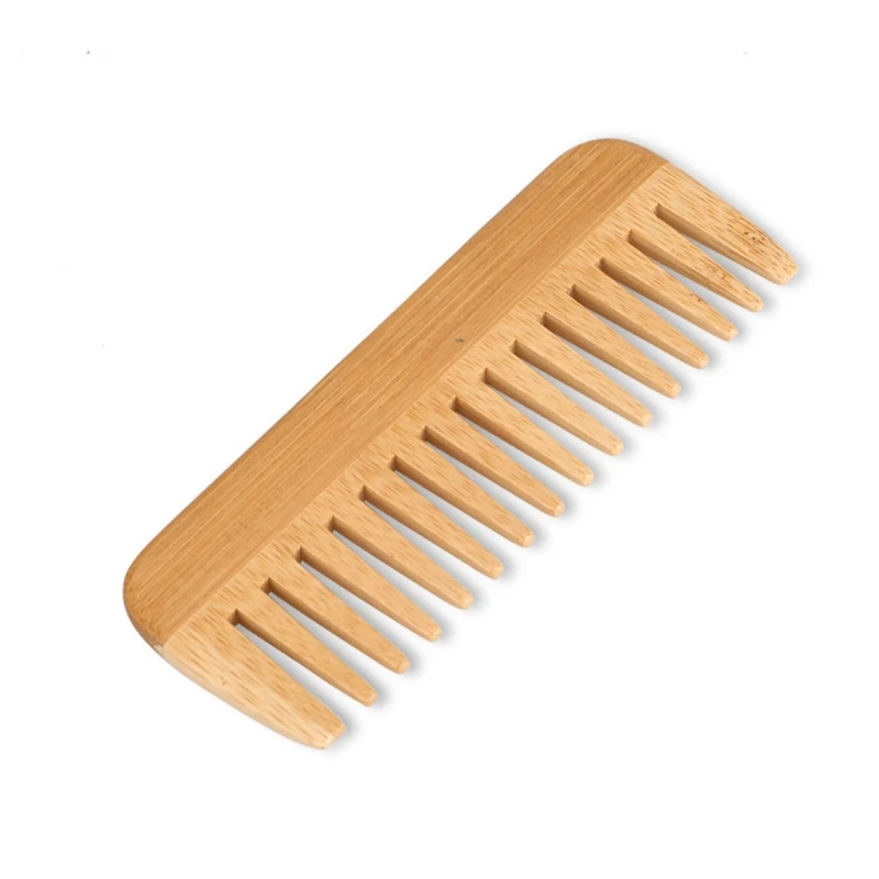 Pente de dentes largos de bamb - Bamboo Hair Brush avaliação e preço