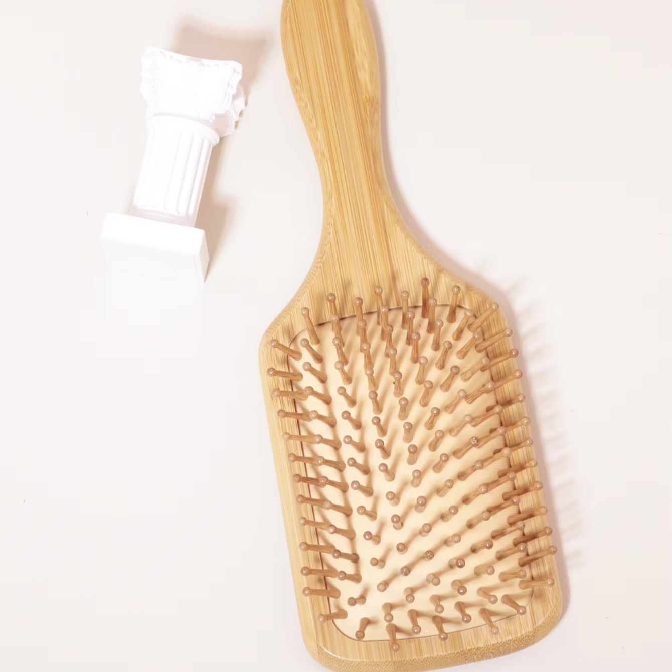 Pente de bambu natural com alm - Bamboo Hair Brush avaliação e preço