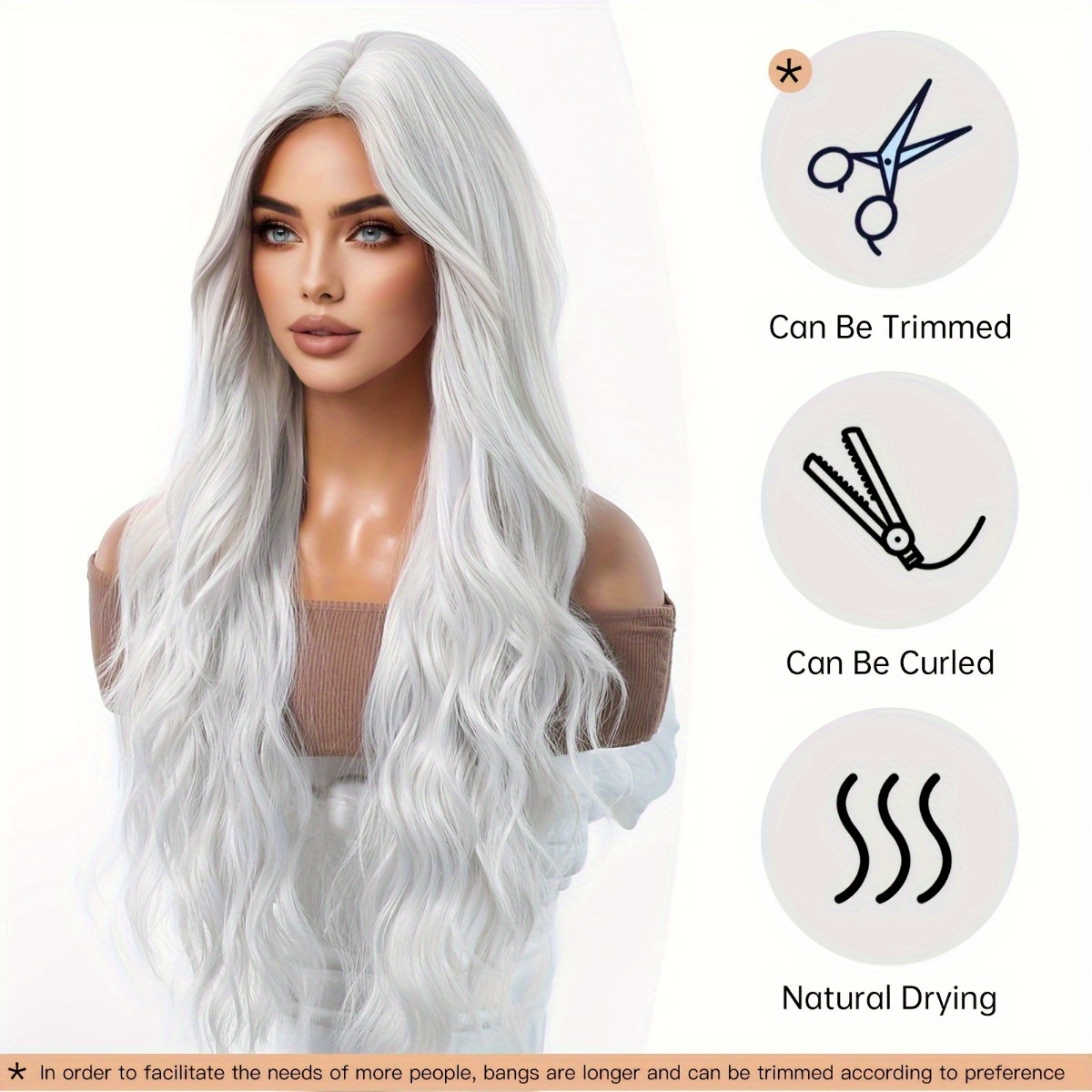 Peruca de fibra sintética da m - Hair Care Daily avaliação e preço
