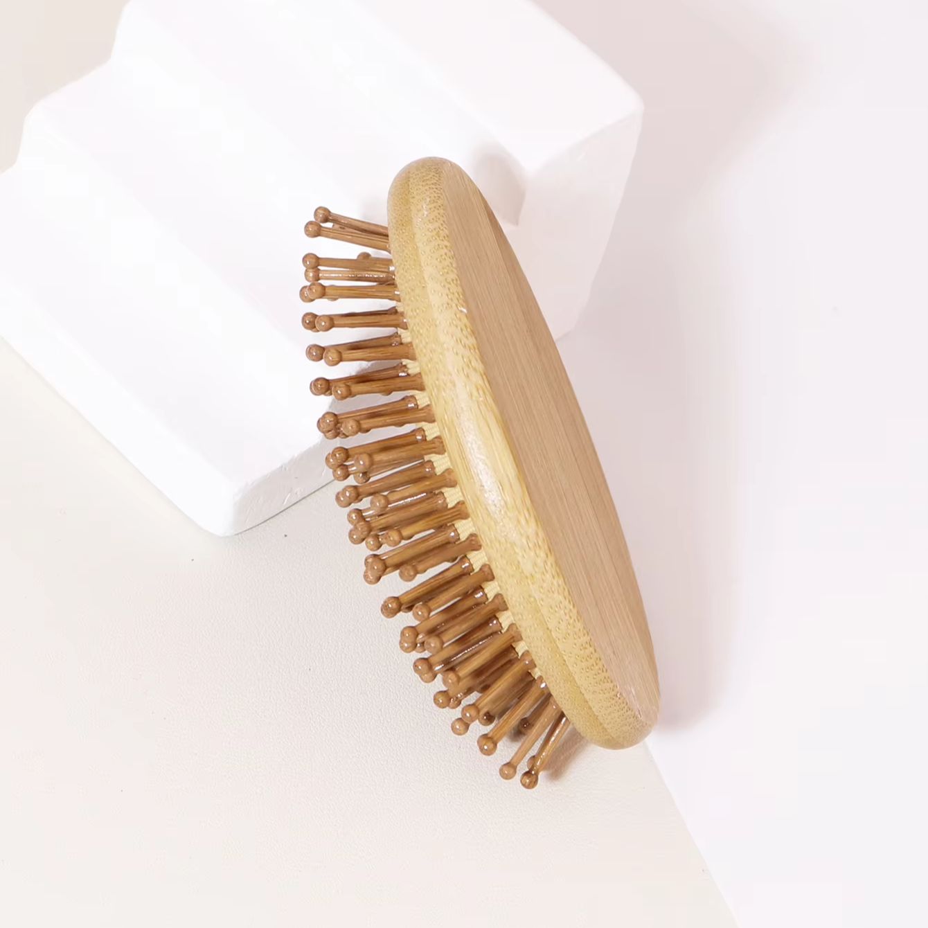 Escova de Bambu Antiestática c - Bamboo Hair Brush avaliação e preço