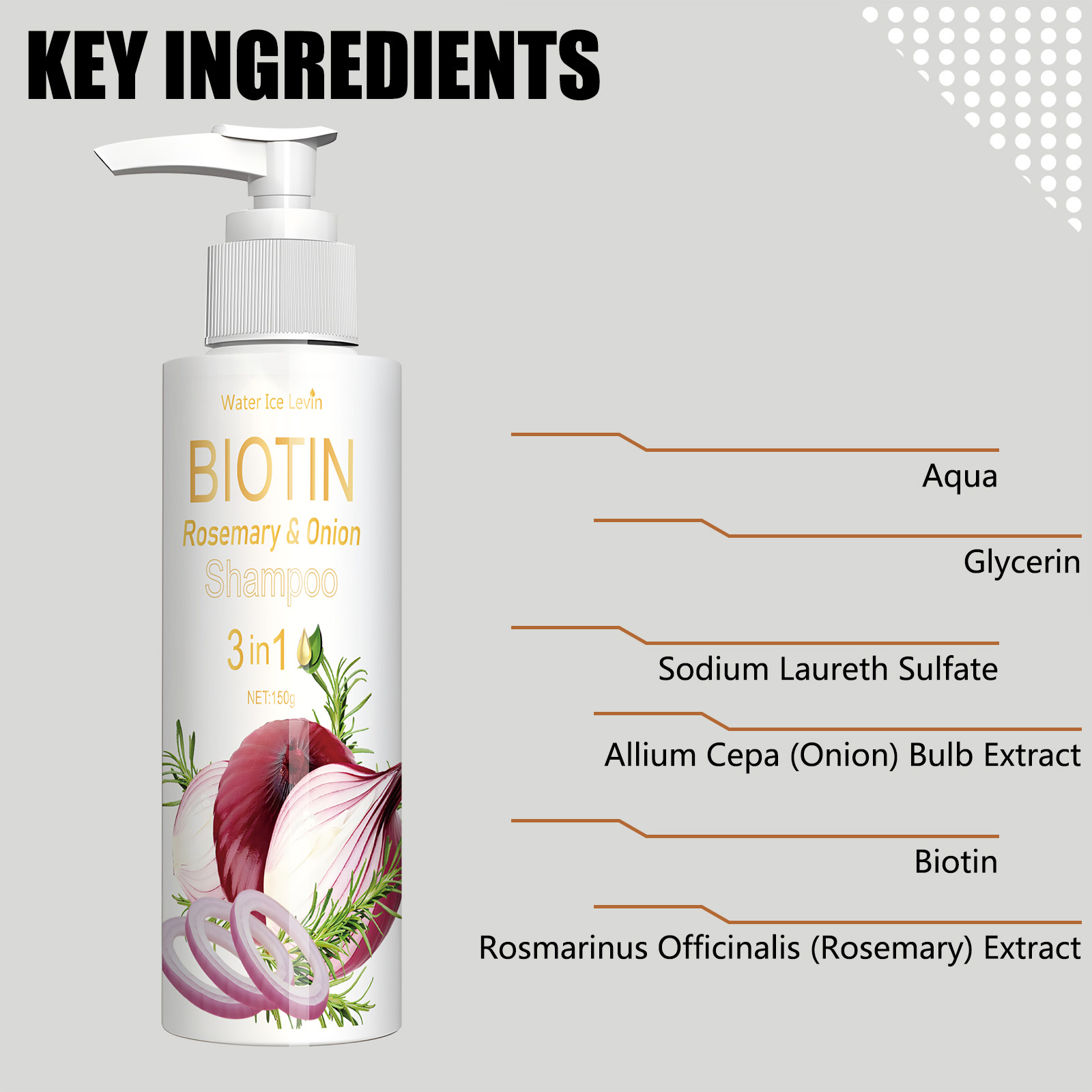 Shampoo 3 em 1 de biotina, ale - Biotin Shampoo Thickening avaliação e preço