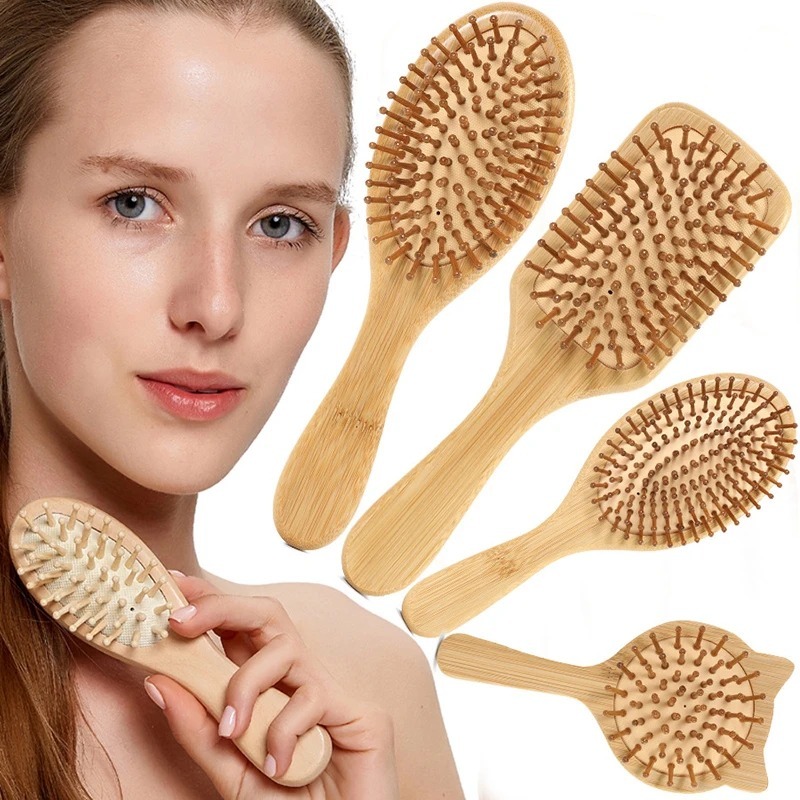 1 Unidade Nova Escova de Cabel - Bamboo Hair Brush avaliação e preço