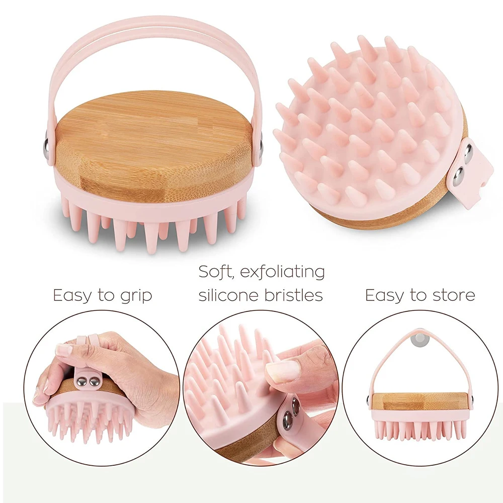 Novo massageador do couro cabe - Bamboo Hair Brush avaliação e preço