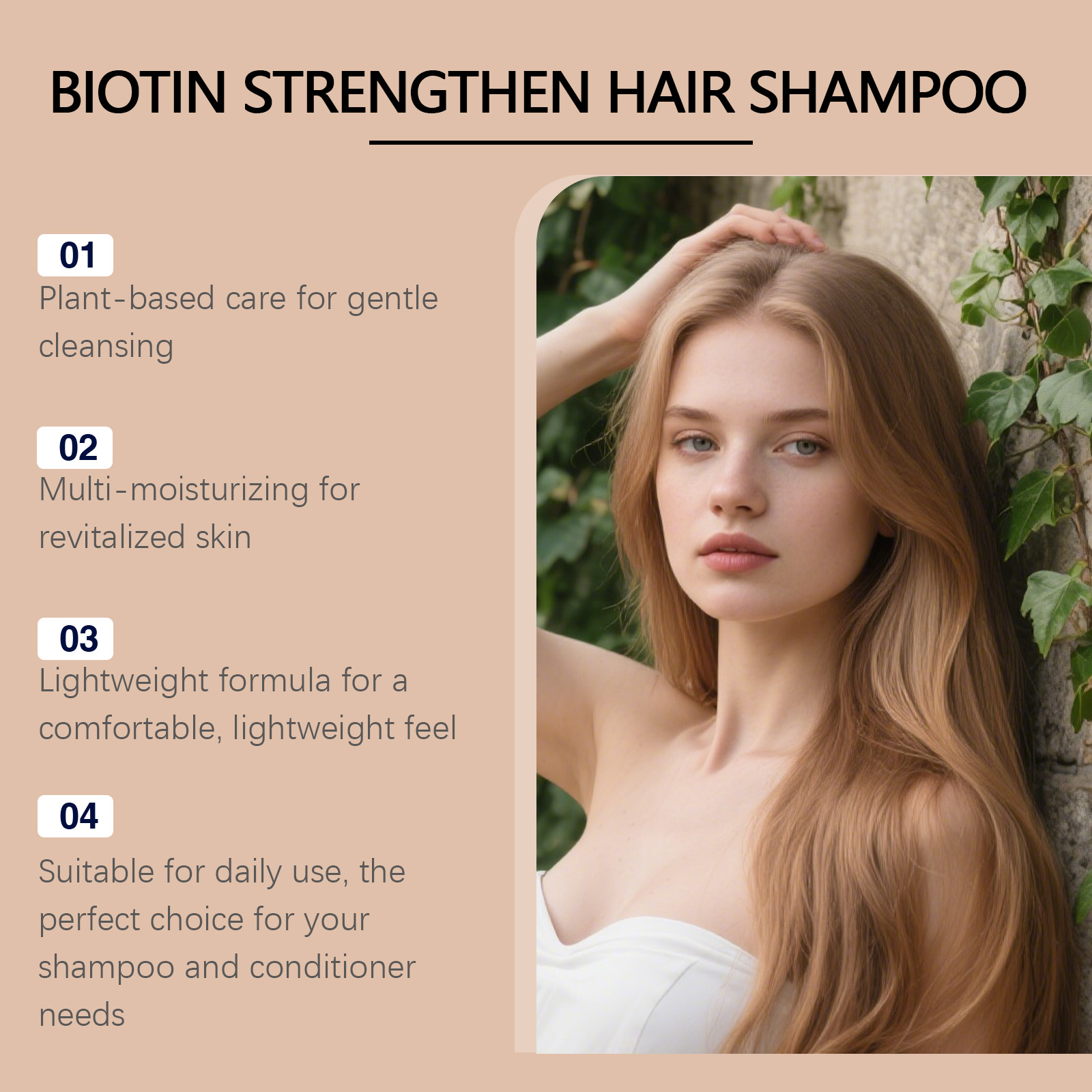 Shampoo de Biotina para Fortal - Biotin Shampoo Thickening avaliação e preço