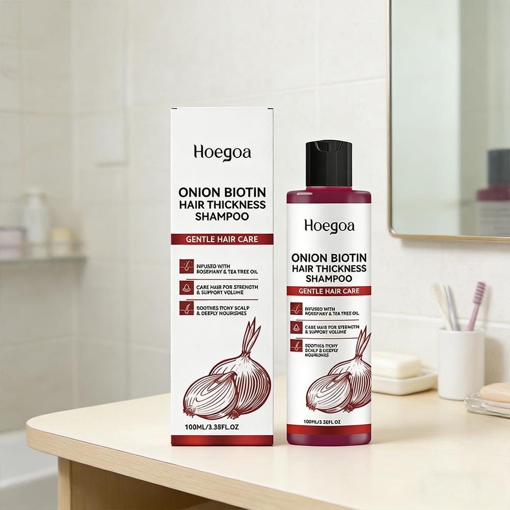 Shampoo Natural de Extrato de  - Biotin Shampoo Thickening avaliação e preço