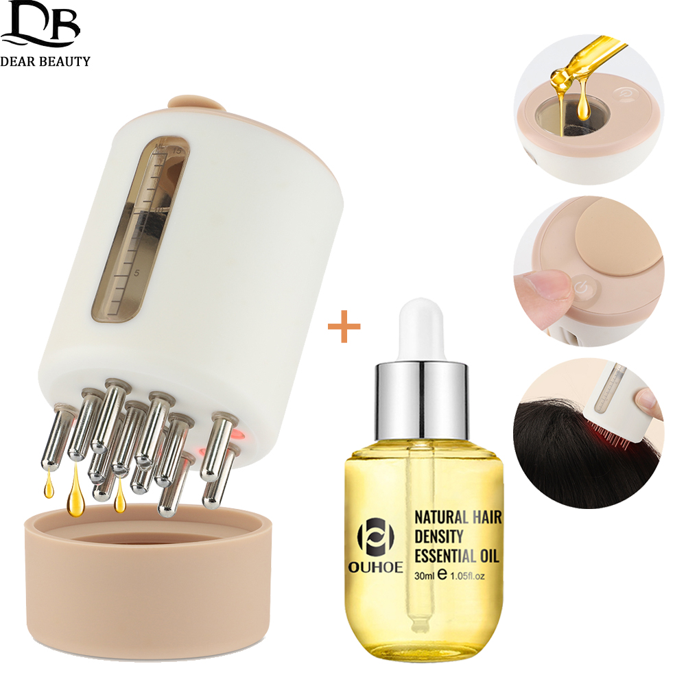 Vibração elétrica Head Massage - Hair Growth Serum Oil avaliação e preço