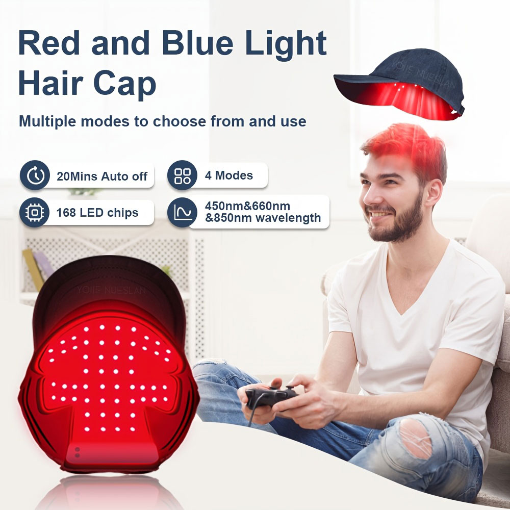 Boné Unissex com Luz LED Verme - Hair Care Daily avaliação e preço