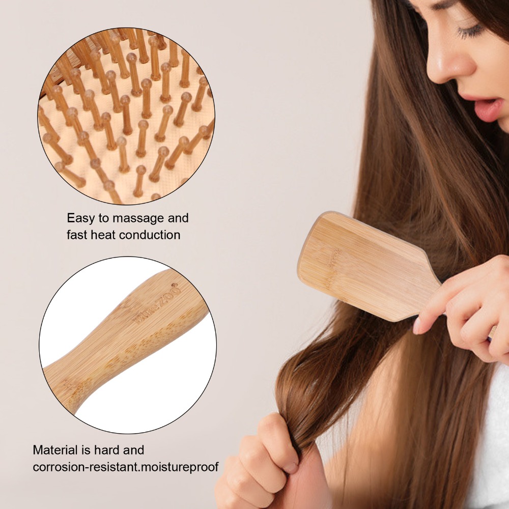 Escova de Cabelo de Bambu Suav - Bamboo Hair Brush avaliação e preço
