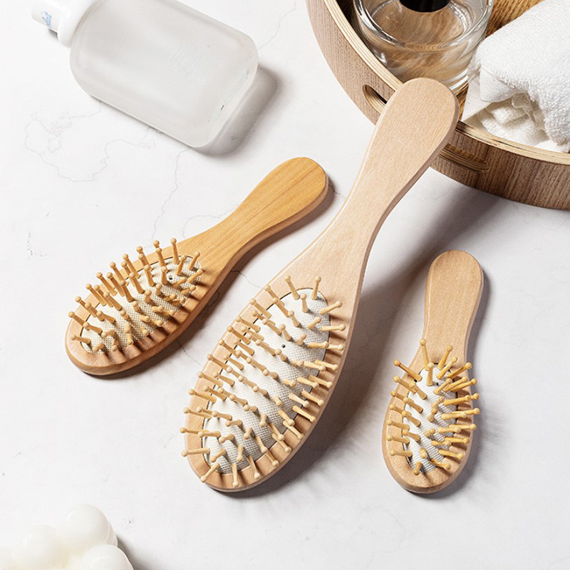 Pente de airbag de madeira pro - Bamboo Hair Brush avaliação e preço