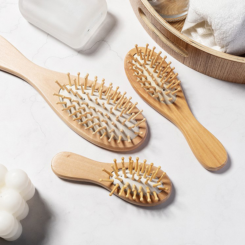 Pente de airbag de madeira pro - Bamboo Hair Brush avaliação e preço