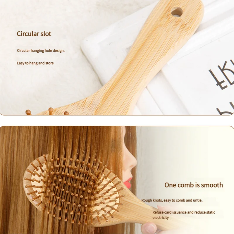 Escova de cabelo de bambu esti - Bamboo Hair Brush avaliação e preço