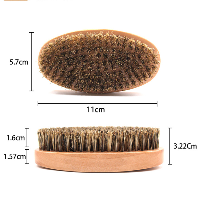 Escova de barba de cerdas de j - Bamboo Hair Brush avaliação e preço