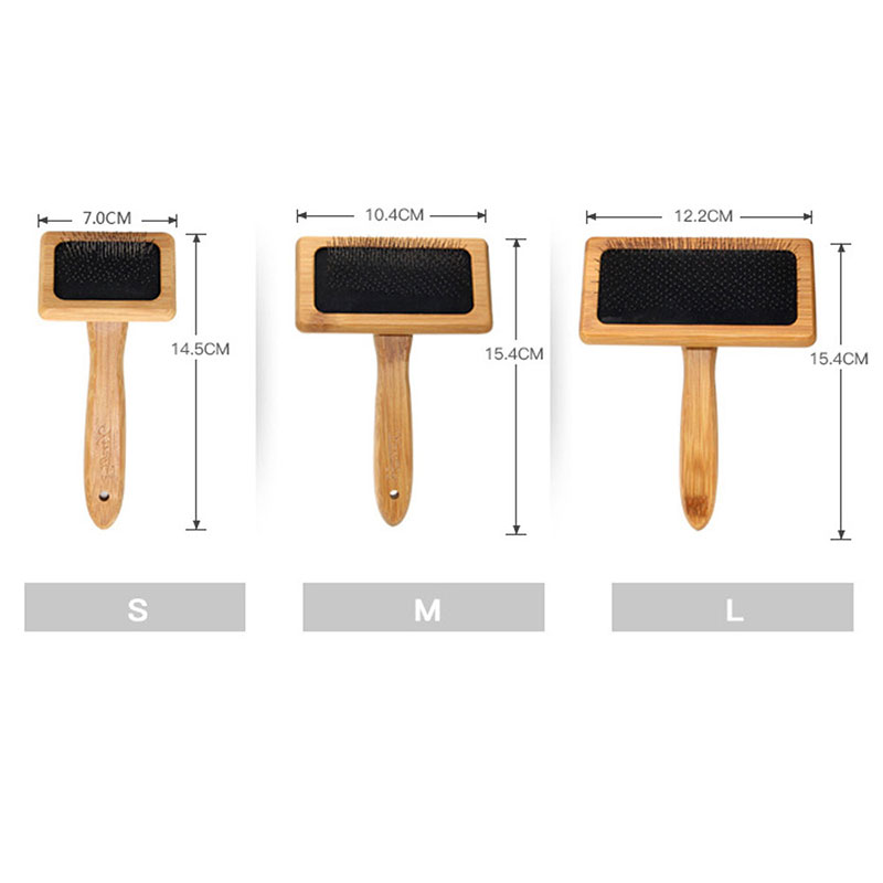 Escova para cães de estimação, - Bamboo Hair Brush avaliação e preço