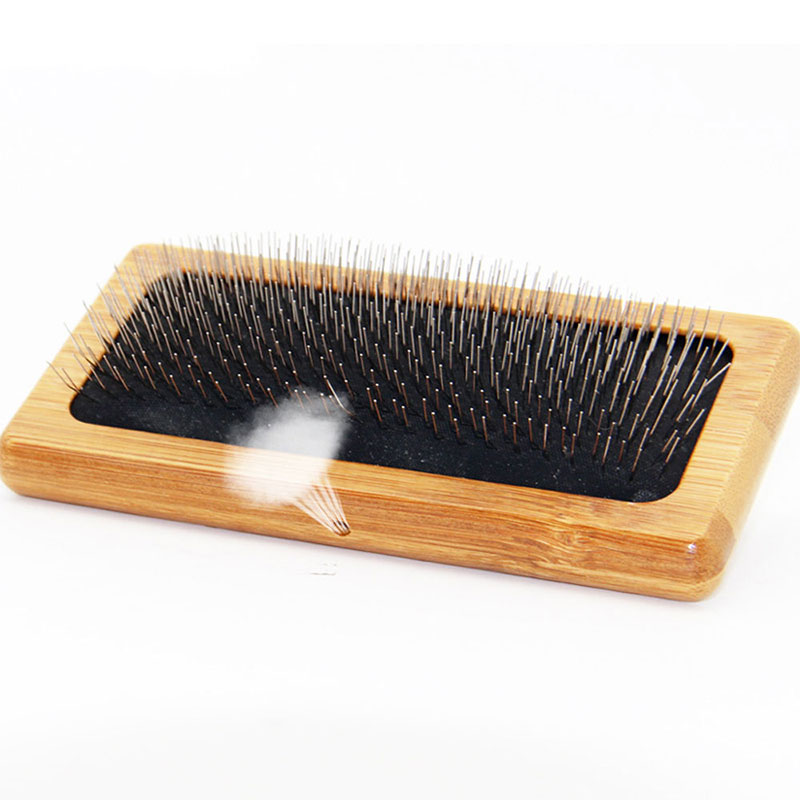 Escova para cães de estimação, - Bamboo Hair Brush avaliação e preço